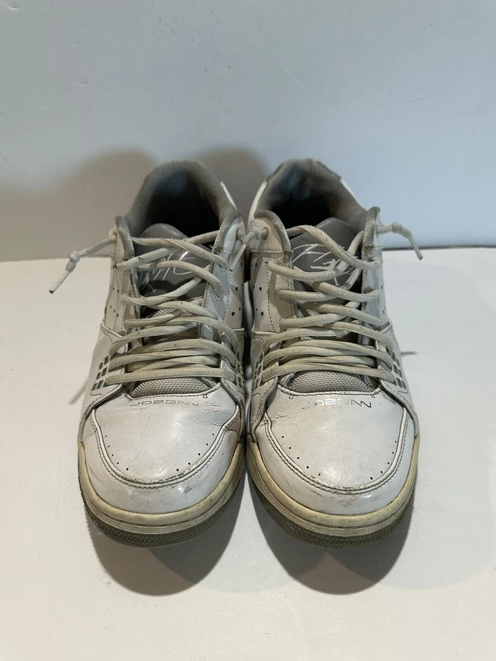 Air Jordan Retro Flight 599929-100 White/gray Shoes Size 11 sneakers RARE color - Image 3 of 4
