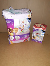 DISNEY PRINCESS 2 PC REVERSIBLE TWIN/FULL COMFORTER  3 PC TWIN SHEET SET