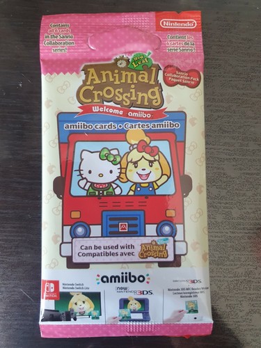 Cartes Amiibo SANRIO Animal Crossing Switch OFFICIELLES NEUVES - Photo 1/1