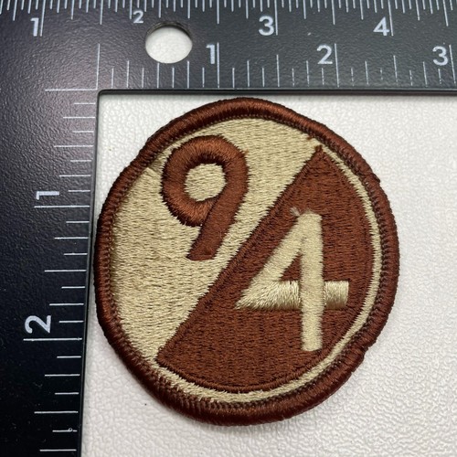 United States Army 94TH INFANTRY DIVISION Patch (DESERT) 003M | eBay