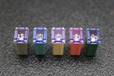 5 PCS 1 EACH VARIETY AMP MICRO FML TIME DELAY FEMALE FUSE USA COOPER BUSSMAN