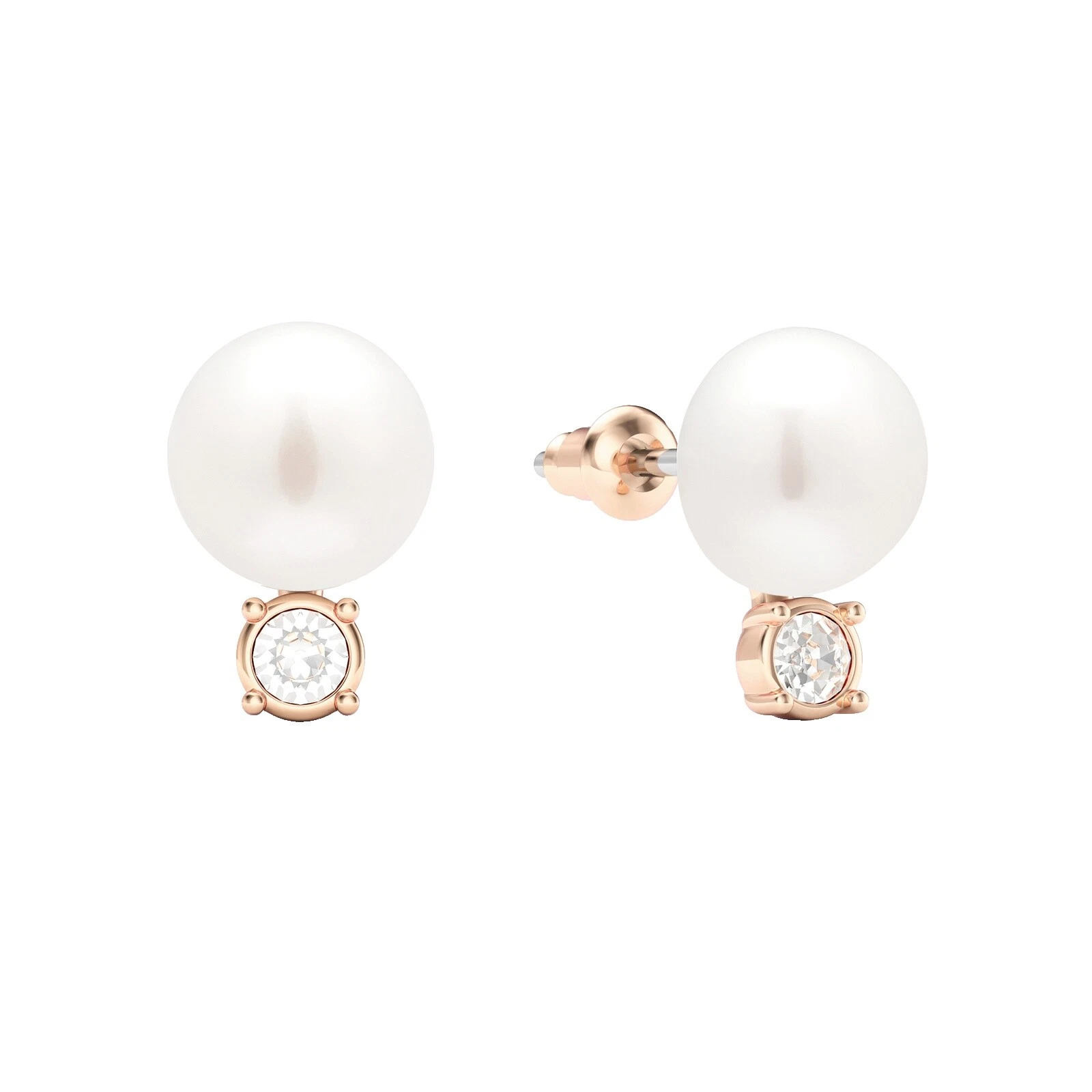 Pearl Rose Gold Fashion Earrings