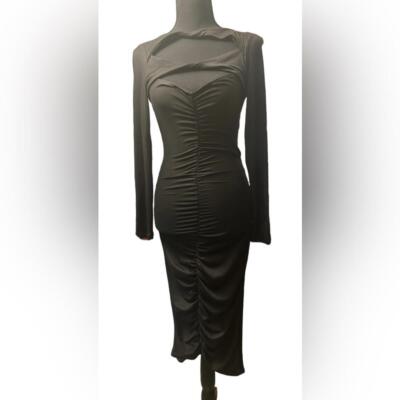 black rose bodycon dress 001 DRSS: Urban size S Size:8 ½ F SeasonLabel: fall-winter durable) * Machine wash long sleeve black ball