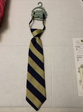 NEW Canterbury Child  s zip neck tie Striped multi color decorated zipper