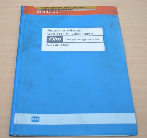 VW Golf 2 ab 1984 Jetta ab 1984 4 Gang Schaltgetriebe 084 WHB Mikrofiche