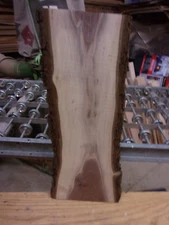 1 PC RUSTIC WALNUT SLAB CHARCUTERIE BOARD KILN DRIED LUMBER LOT 813V 7/8" THICK