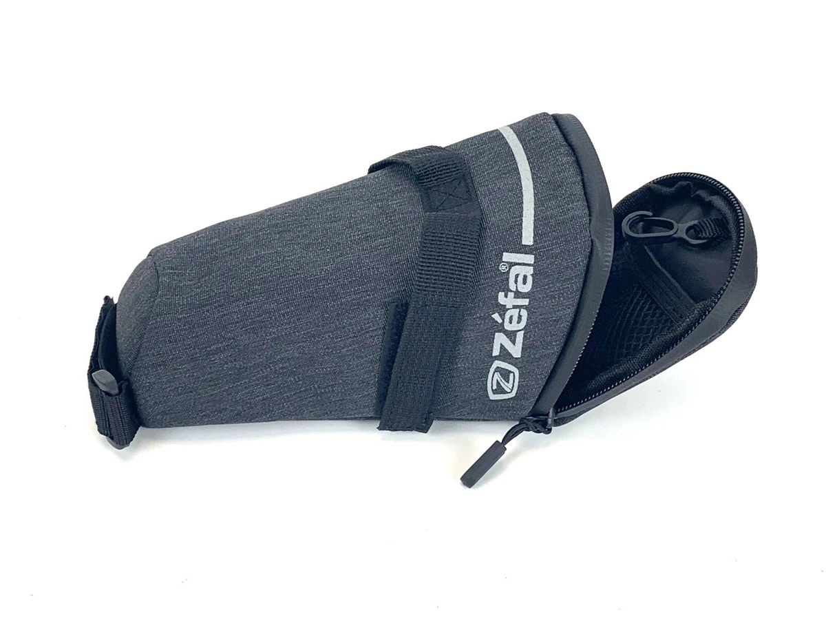 Zefal Deluxe Under Seat Bag for Bicycle Zipper Storage Hook Loop
