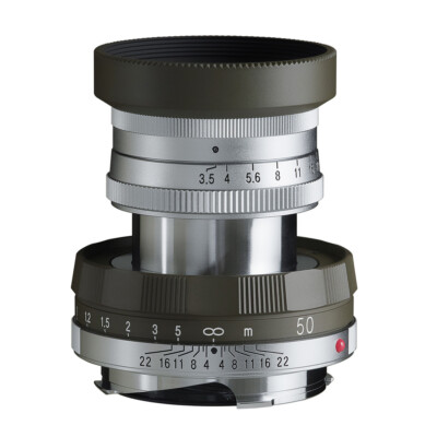 Voigtländer Objektiv APO-Lanthar 50 mm 3,5 VM M-Mount Limited Olive Oliv