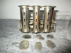 VINTAGE JL GALEF AND SON THREE COIN DISPENSER — photo 2