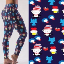 Cat in the Hat Print Soft Stretchy High Waist Leggings
