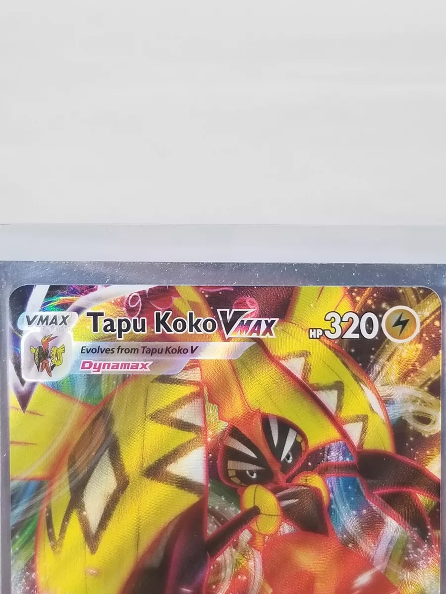 Tapu Koko VMAX 051/163 HP320 Gold Foil Fan Art Display Card - NM