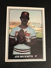 1982 TCMA  Albuquerque Dukes  #1 JOE BECKWITH
