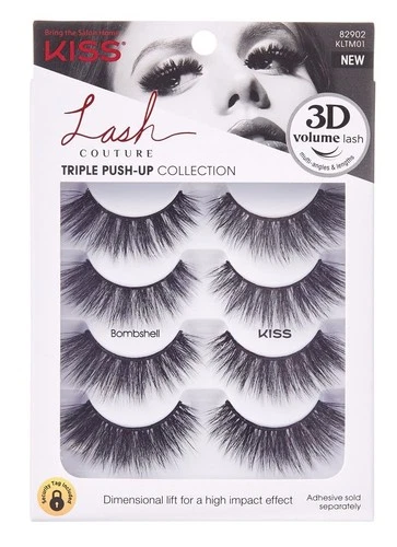 Kiss Lash Couture Triple Push Up Collection Bombshell Pack of 2 - product listing photo