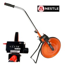 Nestle Baustellen Rolltacho Messrad Laufrad  eichfähig Vermessungsrad Messtacho