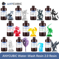 5KG ANYCUBIC UV Photopolymer Water Washable Resin 2.0 for LCD Mono 3D Printer