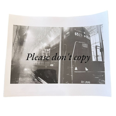 #ad Penn Central Railroad Photo Engine 6526 Vintage Selkirk NY Whiting Washer $11.99