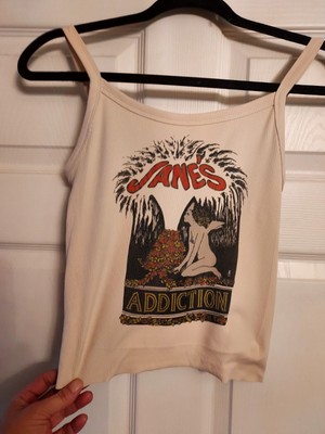 Janes Addiction crop top vintage design Janes Addiction tank top