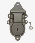 Vtg WW2 US Military Footlocker Eagle Lock Hardware Military Army 1940's Chest