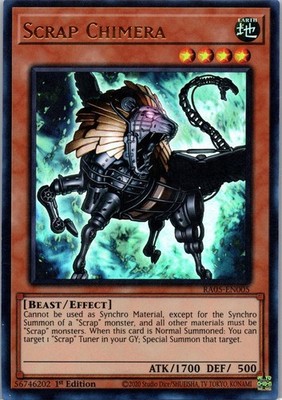 Scrap Chimera (Ultra Rare) Ultra Rare Rarity Collection 5 RA05-EN005 NM