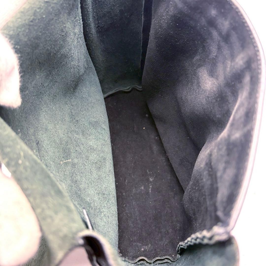 PRADA shoulder bag leather pochette black rare pouch thumbnail 9