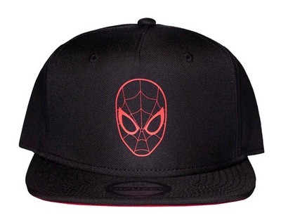 Spider-Man Baseball Cap Mask Nue offiziell Schwarz Snapback Size One Size