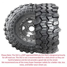 35x10.00x17c Sx2 Interco Super Swamper Tires - Single Tire