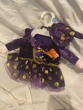Pet Witch Costume Purple Small