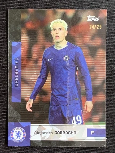Alejandro Garnacho 2025-26 Topps Chelsea Team Set Base /25 #19