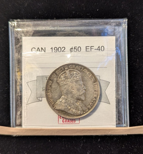 1902 Coin Mart Graded Canadian 50 Cent, **EF-40**