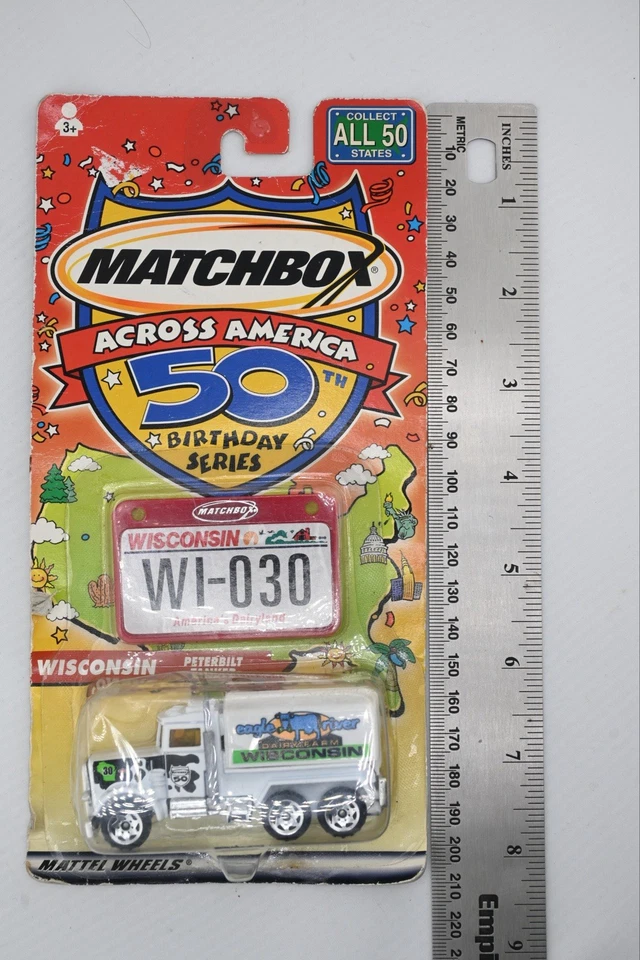 Matchbox Across America Wisconsin Peterbilt Tanker WI-030 America's Dairyland - Image 3 of 4