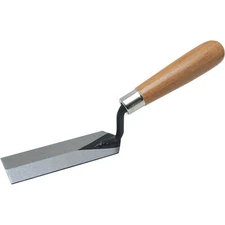 Marshalltown Margin Trowel 5 Inch Carbon Steel Blade Wooden Handle for Masonry
