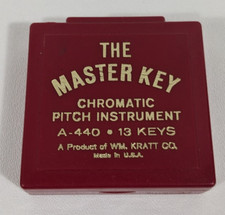 Master Key Chromatic Pitch Instrument A-440 13 Keys Choral Guitar Tuning Choir