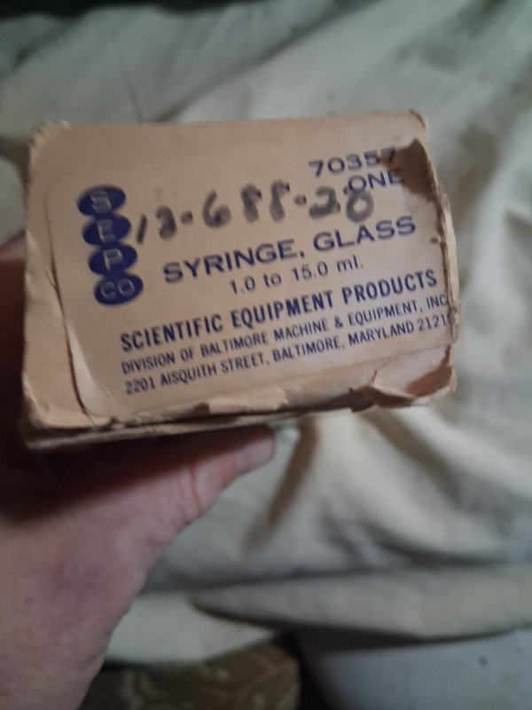 SEPCO Syringe Glass