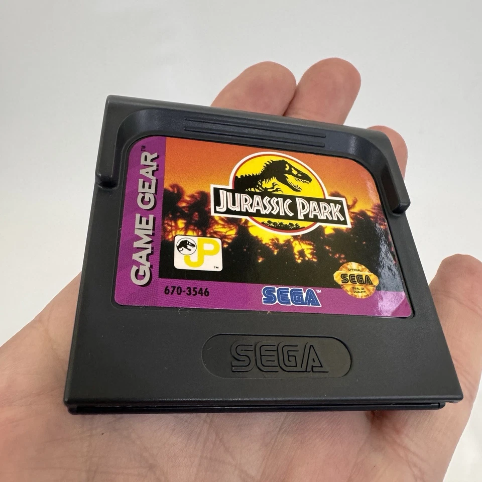 Jurassic Park Sega Game Gear 1993 Cartridge, Case & Manual - Image 2 of 4