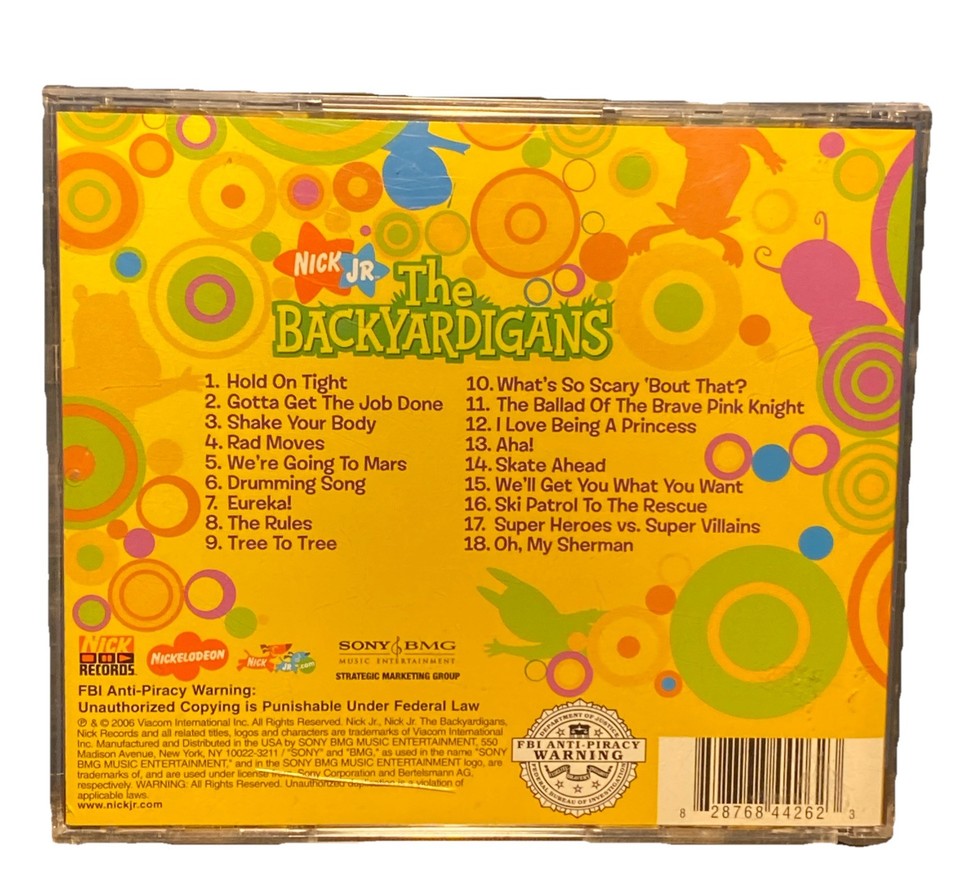 The Backyardigans Groove To The Music CD - Nickelodeon TV Show, Nick Jr ...