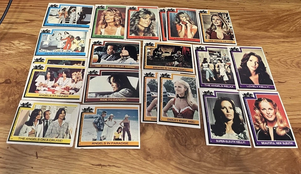 83 Charlies Angels Cards 1977 Spelling Goldberg Productions W/ 1 Sticker - Image 3 of 4