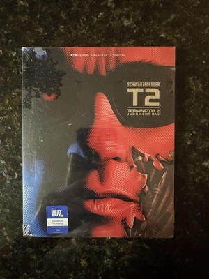Terminator 2 Judgment Day 4K Ultra HD Best Buy Exclusive Steelbook RARE OOP NEW