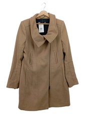 DRYKORN Damen Wollmantel Gr. 36/S Braun Klassisch Elegant Reißverschluss