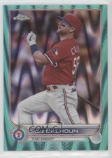 2022 Topps Chrome Sonic Aqua RayWave Refractor 144/199 Kole Calhoun #17 7m3