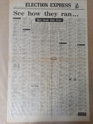 Newspaper Back Issues 1974 Jan - Dec Social History Broadsheet Tabloid