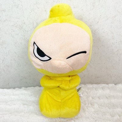 Gogos Crazy Bones Nanco 2012 Yellow Plush 9  Winking Grumpy Face