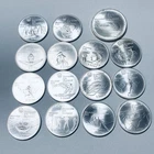 1973-1976 Canada Silver  14x $5 + 1x $10 Dollars Montreal Olympics Lot of 15