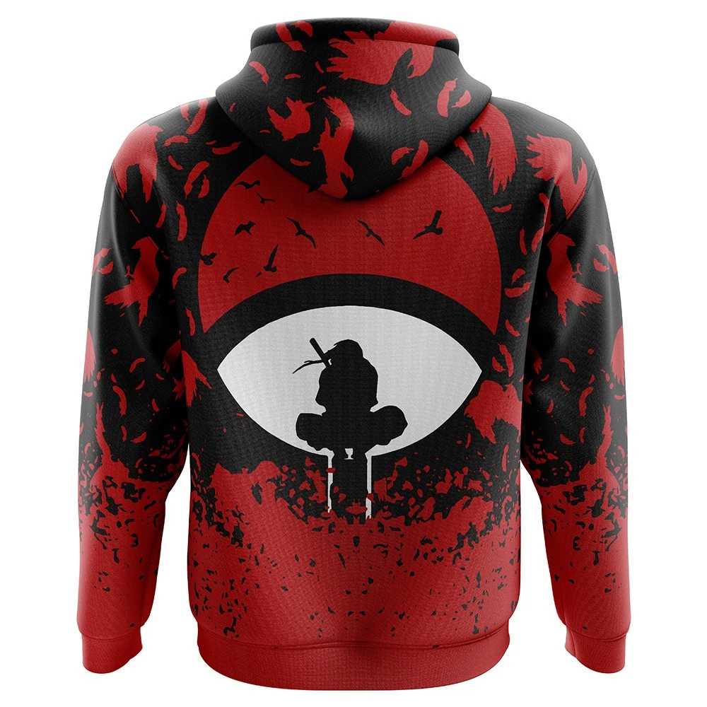 Narutoo Shippuden Uchiha Symbol Itachi 3D Hoodie