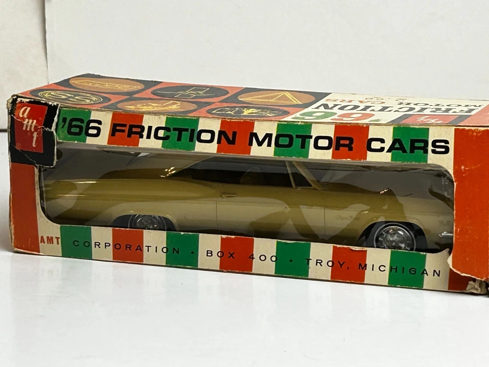 AMT 1966 Chevrolet Impala SS Hardtop Promo Car with Original Box - Image 4 of 4