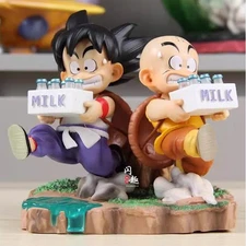 Dragon Ball 15.5cm Kid Goku Kuririn Milk Delivery PVC Figure Model Doll Toys