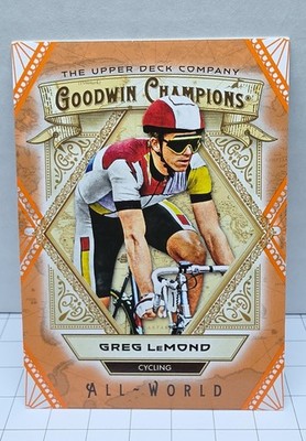 2025 Upper Deck Goodwin Champions - All-World Greg Lemond #AW-7 Orange /299