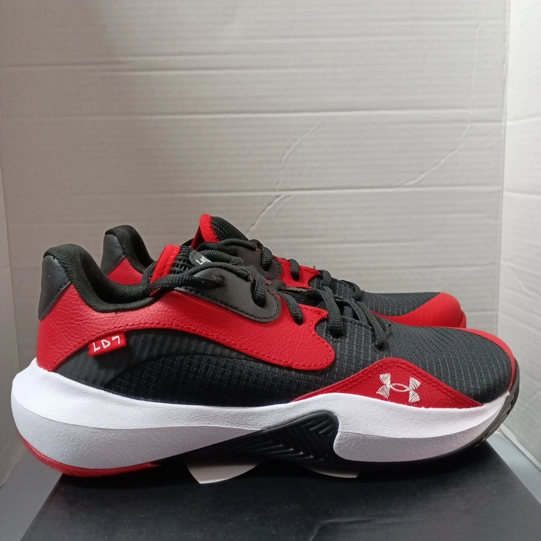 Under Armour‎ UA Lockdown 6 Basketball Shoes Mens11 Red Black L.4.7 Under Armour Lockdown 6 Red Black for sale | eBay main image 4