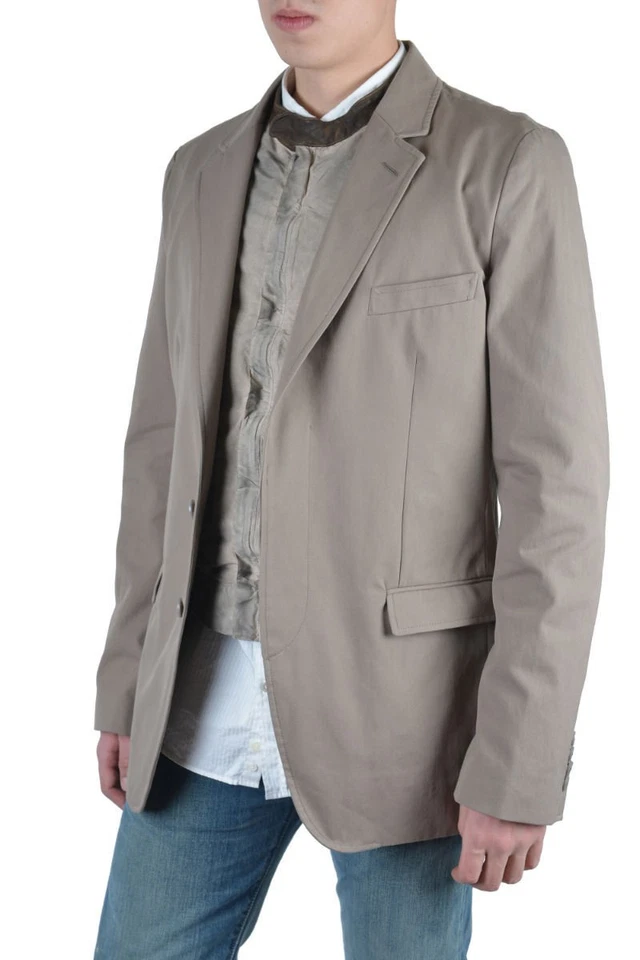 Blazer Dolce & Gabbana masculino bege com jaqueta embutida tamanho EUA P M XL - Imagem 3 de 4