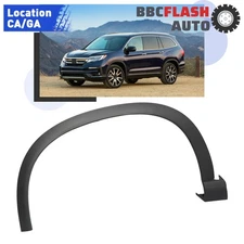 For 2016 -2022 FOR Honda Pilot Front LH Fender Flare Wheel Opening Molding Trim