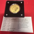 2022 American Mint 1849 Liberty Head Eagle 1/200oz 999 Fine Gold Comemoratv Coin